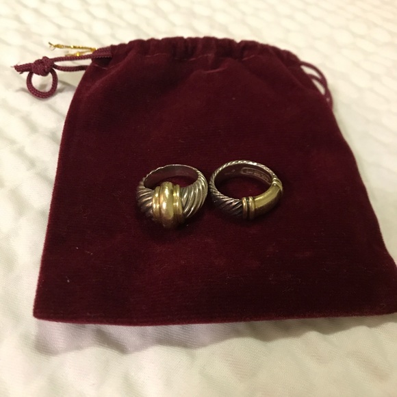 💯 authentic David Yurman cable rings - Picture 2 of 5